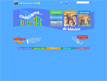 Tablet Screenshot of cuentame.inegi.org.mx